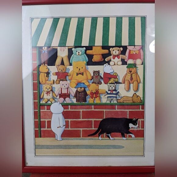 Anthony Browne Bear Hunt Framed print - bear goes to town - Picture 5 of 7
